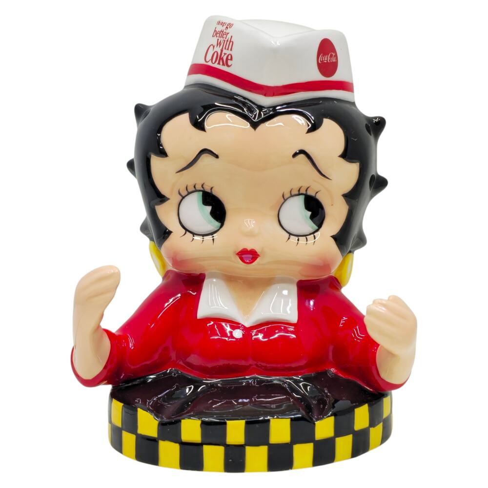 2000 Betty Boop Coca Cola Ceramic Porcelain Figurine